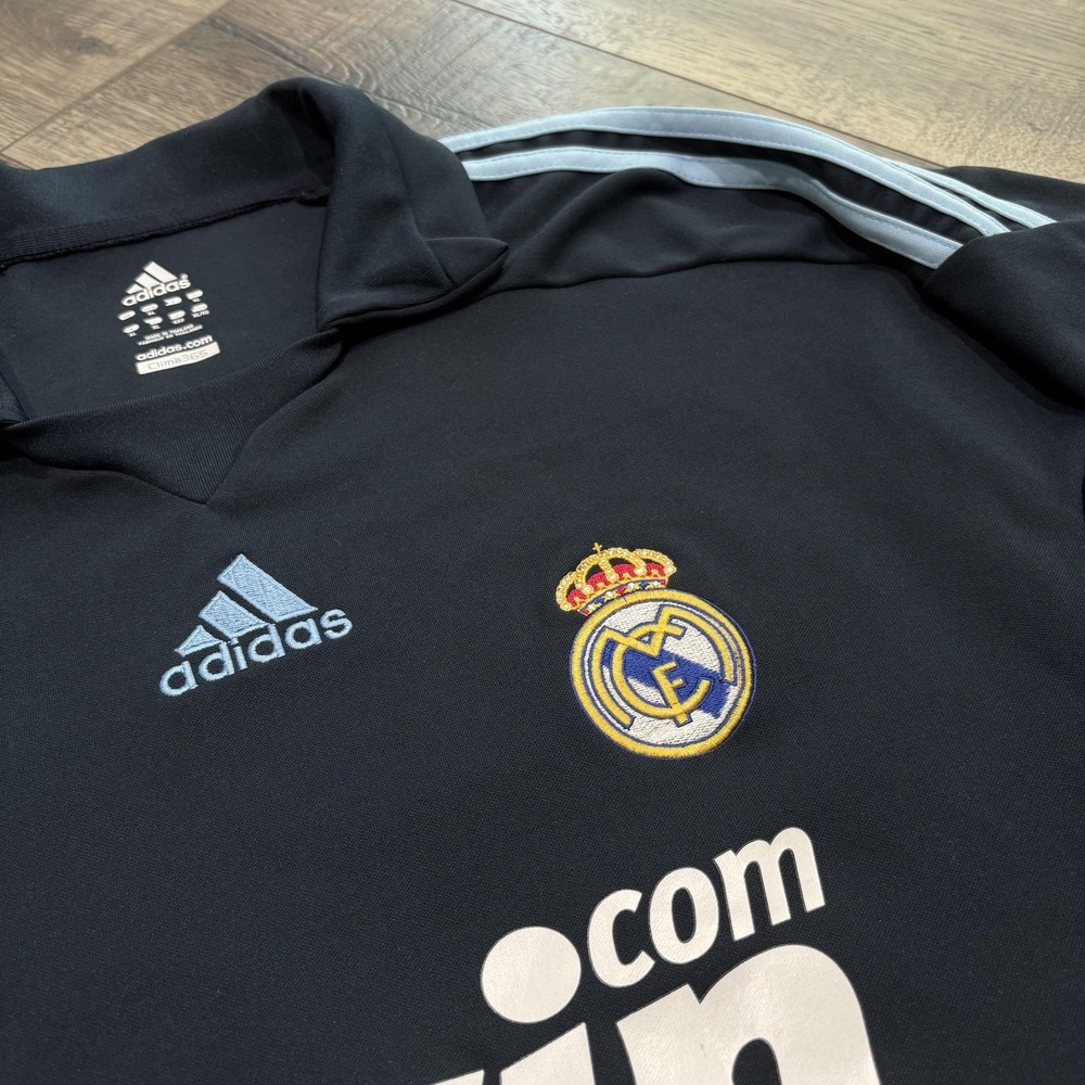 Real Madrid 09/10 Soccer Jersey Mens XL Adidas Ronaldo 9 Bwin ClimaCool LFP - Picture 6 of 12